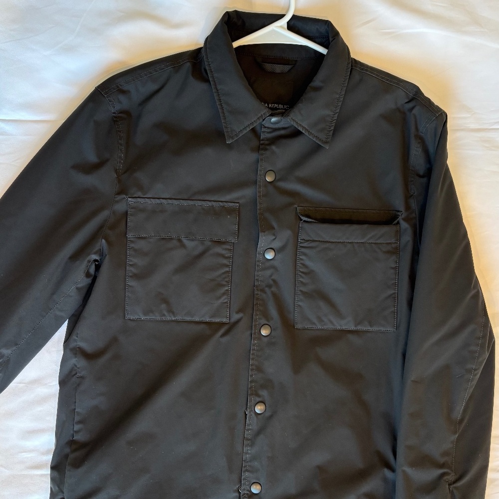 Banana Republic Black Motion Tech Field Jacket